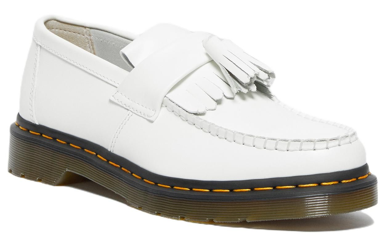 Dr. Martens Adrian Yellow Stitch Leather Tassel Loafers 'White' 27431100 sold by KicksCrew product image thumbnail 2