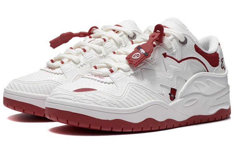 (WMNS) Li-Ning CF The One 'White Red' AGCT386-1 sold by KicksCrew product image thumbnail 3