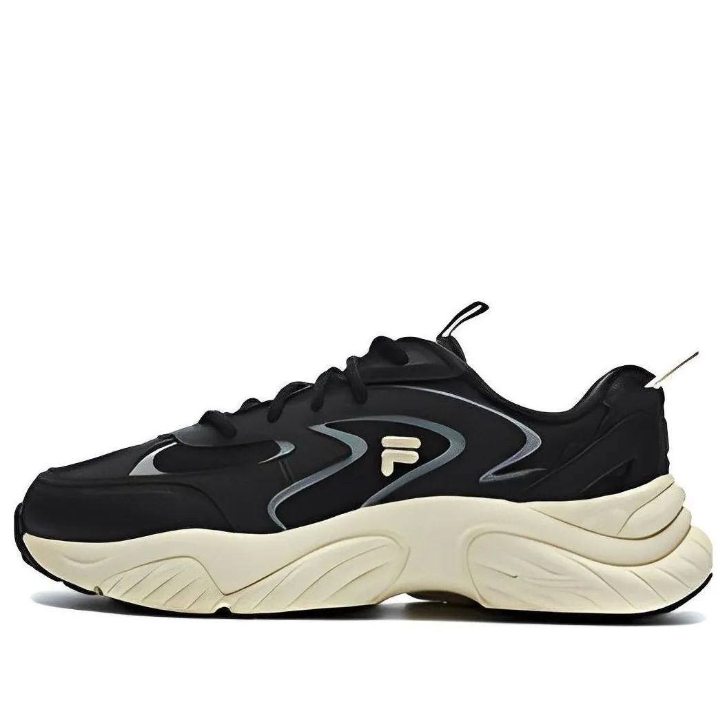 (WMNS) FILA FUSION Conch DX Sneakers 'Black' T12M311111FBA sold by KicksCrew