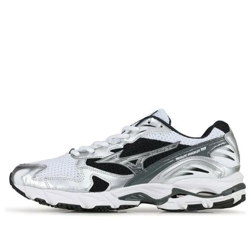 Mizuno Wave Rider 10 'White Black Silver' D1GA210405 sold by KicksCrew