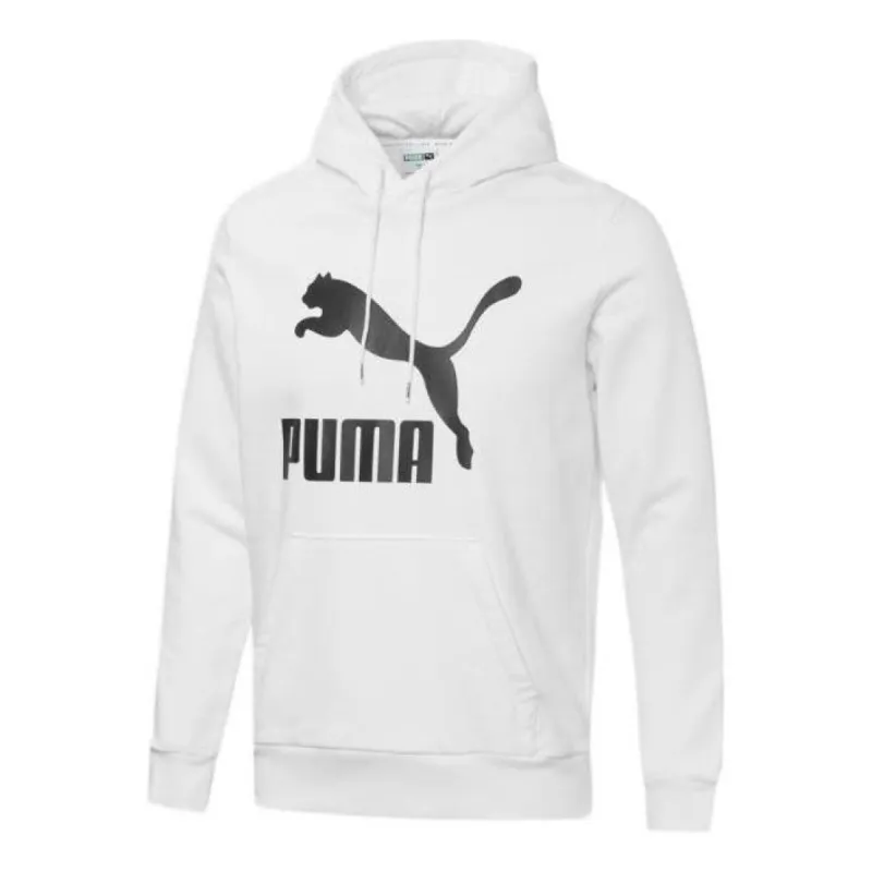 Puma Big Logo Hoodie 'White' 536742-02 sold by KicksCrew