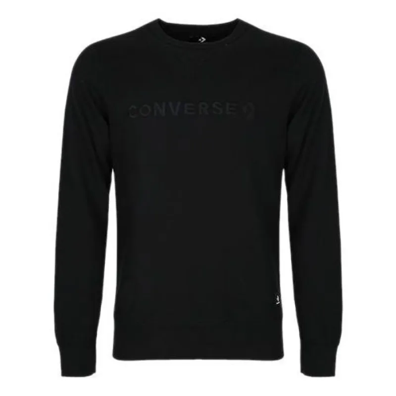 Converse Essentials Crewneck Sweatshirt 'Black' 10008359-A03 sold by KicksCrew