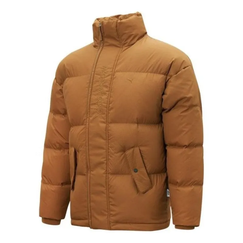 Puma MMQ Down Puffer Jacket 'Brown' 536623-74 sold by KicksCrew