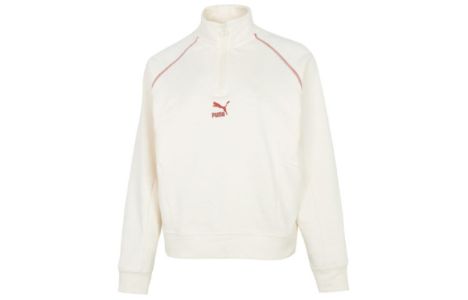 (WMNS) Puma Das Cc Graphic Half-Zip Crew 'White' 539911-93 sold by KicksCrew