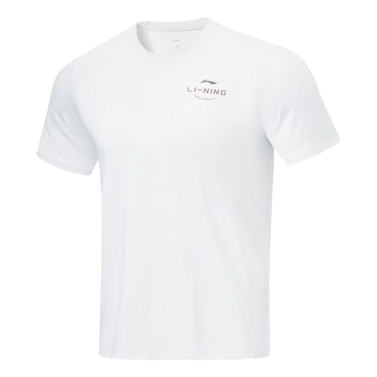 Li-Ning Classic Plain Short Sleeve T-shirt 'White' ATST577-2 sold by KicksCrew