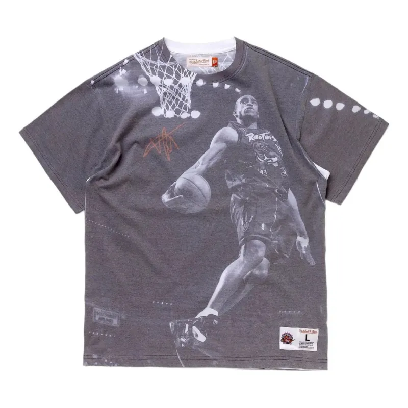 Mitchell & Ness Above The Rim Vince Carter T-shirt 'Grey' TCRW3401-TRAYYVCAWHIT sold by KicksCrew