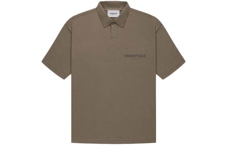 Fear of God Essentials FW21 Logo Polo Shirt 'Harvest' FOG-FW21-004 sold by KicksCrew product image thumbnail 2