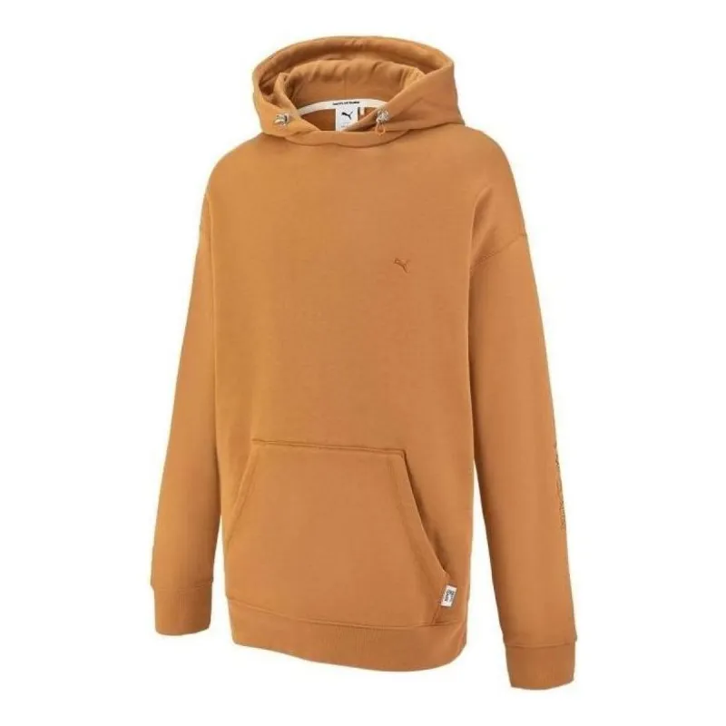Puma MMQ Logo Hoodie 'Yellow' 536596-74 sold by KicksCrew