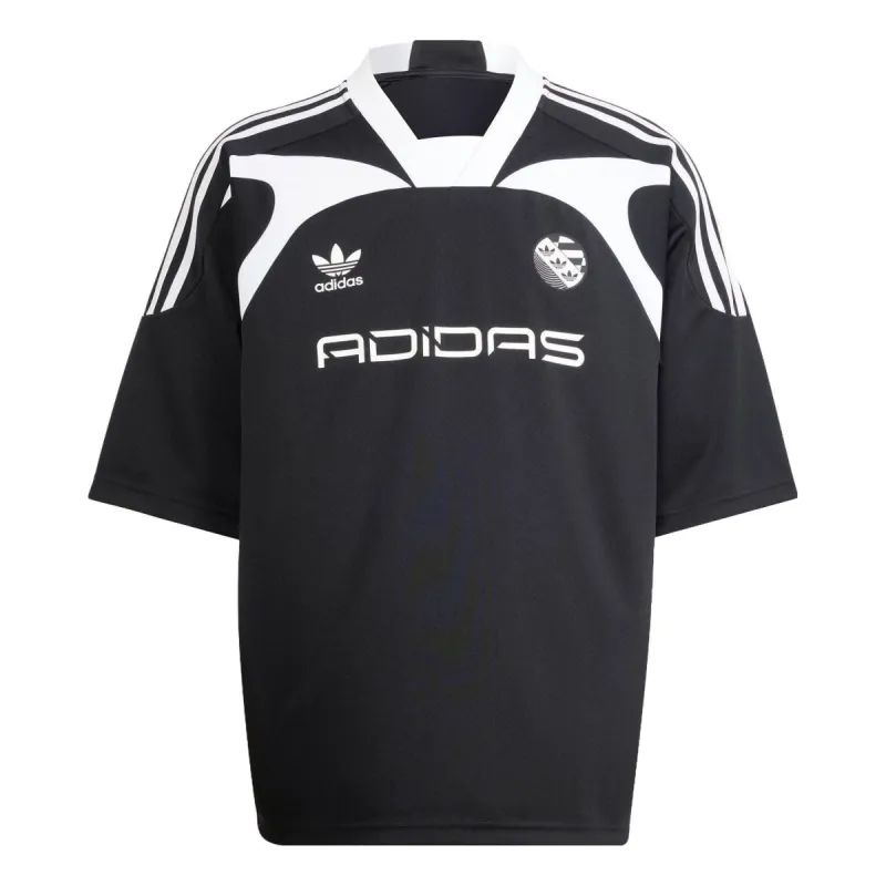 Adidas Originals Adilenium Oversized Short Sleeve Jersey 'Black' IW3635 sold by KicksCrew