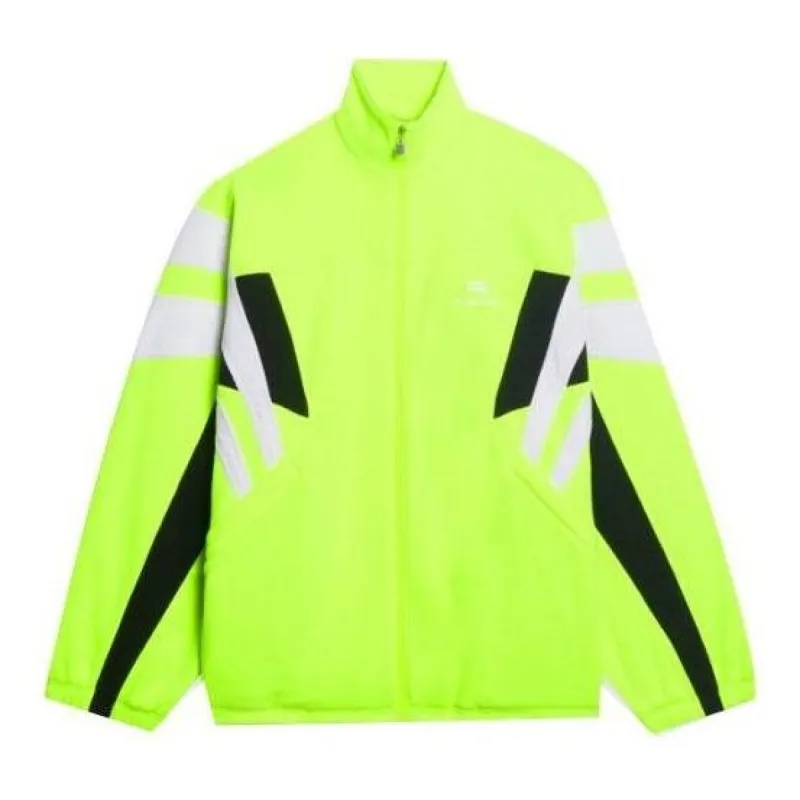 Balenciaga Sporty B Tracksuit Jacket 'Yellow' 675272TJQ320720 sold by KicksCrew