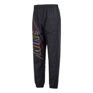 Nike Nike Rainbow Logo Pants 'Black' DX0622-010 | Parallel Nike Nike Rainbow Logo Pants 'Black' DX0622-010 | Parallel