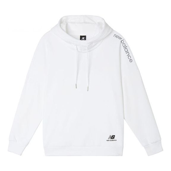 (WMNS) New Balance Classic Sport Hoodie 'White' AWT11393-WT sold by KicksCrew