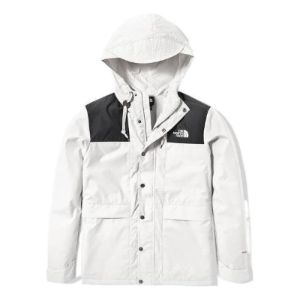THE NORTH FACE Logo Mountain Windbreaker Jacket 'White' NF0A81NO-FN4 sold by KicksCrew