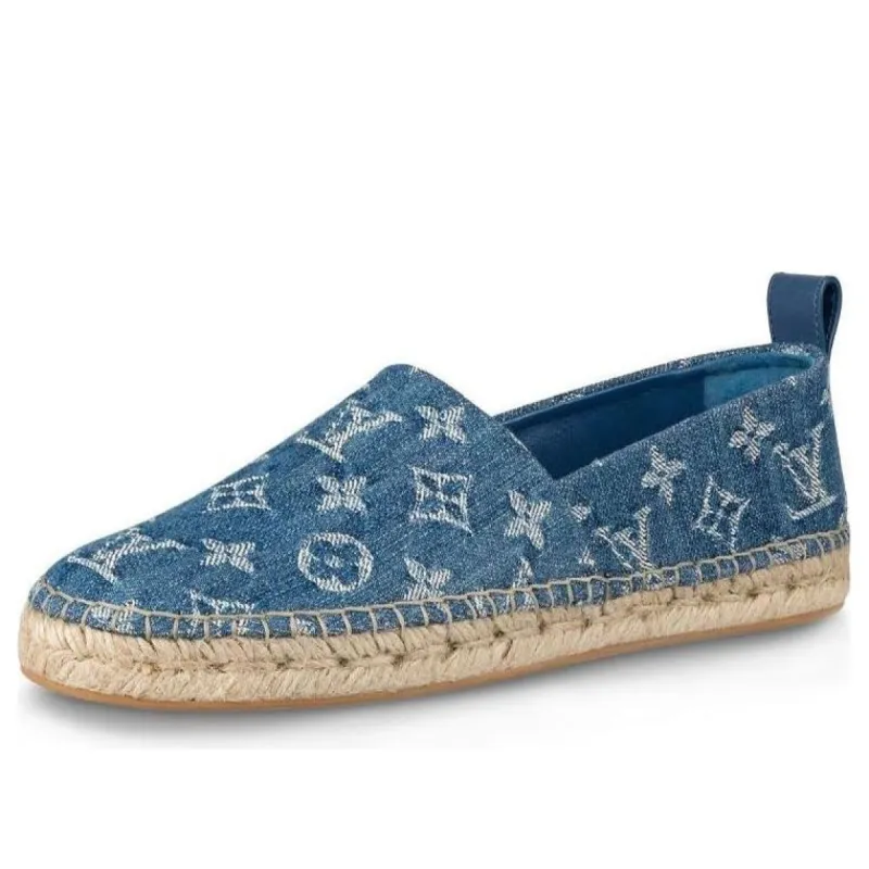 (WMNS) LOUIS VUITTON Starboard Shoes 'Denim Monogram' 1A7RIA sold by KicksCrew
