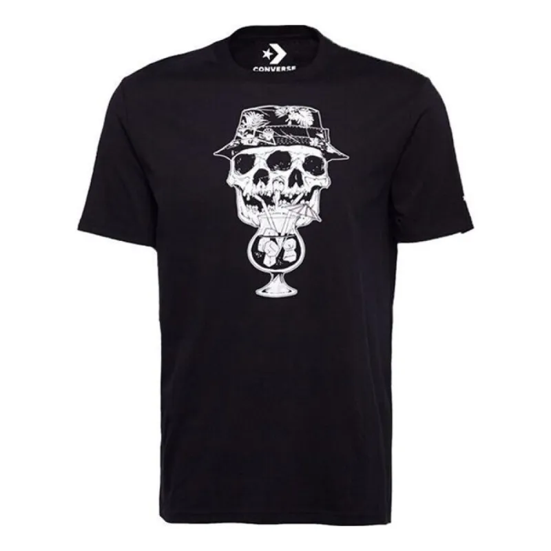 Converse Skull & Cocktail T-Shirt 'Black' 10008082-A01 sold by KicksCrew