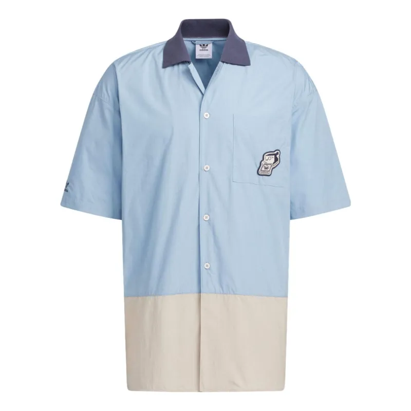 Adidas Originals x Yu Nagaba V-Day Shirts 'Blue Beige' IS0635 sold by KicksCrew