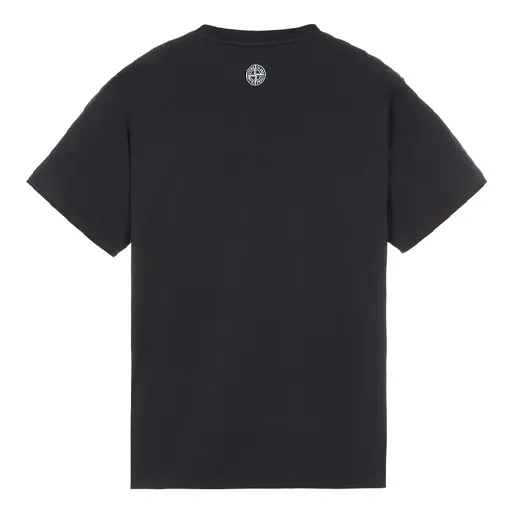 STONE ISLAND Tricromia Print T-shirt 'Black' 76152NS92-V0029 sold by KicksCrew product image thumbnail 2