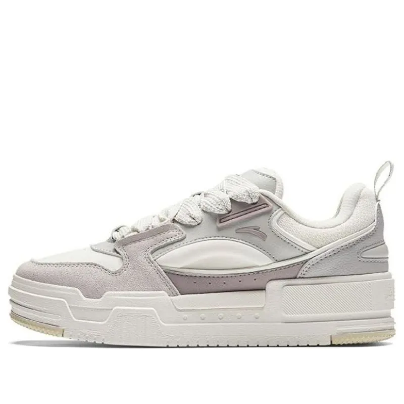 (WMNS) ANTA Skateboarding Series Sneakers 'White Grey' 922348001-4 sold by KicksCrew