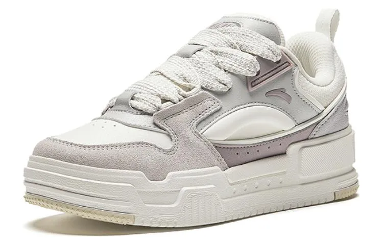 (WMNS) ANTA Skateboarding Series Sneakers 'White Grey' 922348001-4 sold by KicksCrew product image thumbnail 2