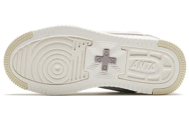 (WMNS) ANTA Skateboarding Series Sneakers 'White Grey' 922348001-4 sold by KicksCrew product image thumbnail 5