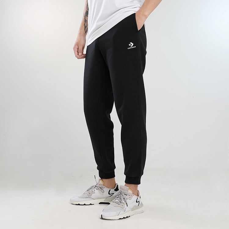 Converse Go To Star Chevron Standard-Fit Fleece Sweatpants 'Black' 10019925-A01 sold by KicksCrew product image thumbnail 5