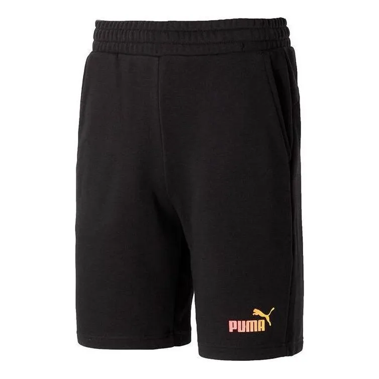 PUMA Logo Shorts 'Black' 627617-01 sold by KicksCrew