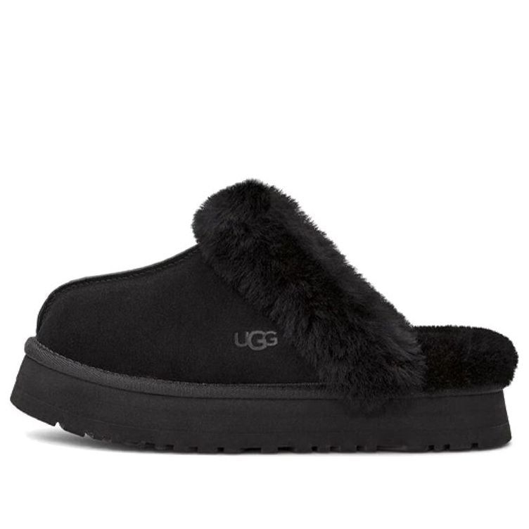 (WMNS) UGG Disquette Slipper 'Black' 1122550-BLK sold by KicksCrew