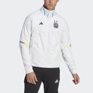 adidas Argentina Game Day Anthem Jacket 'White' IC4446 sold by KicksCrew