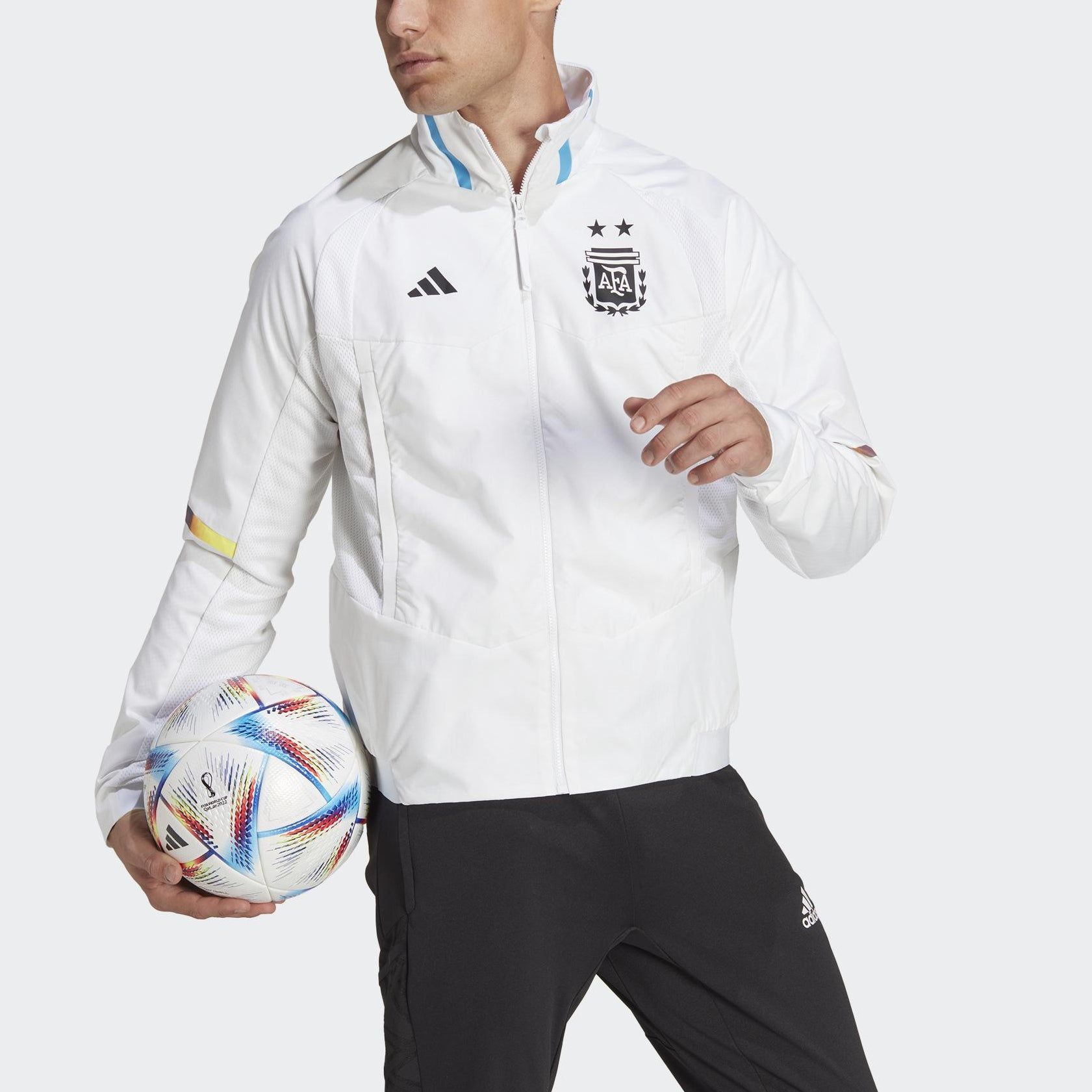 adidas Argentina Game Day Anthem Jacket 'White' IC4446 sold by KicksCrew product image thumbnail 4