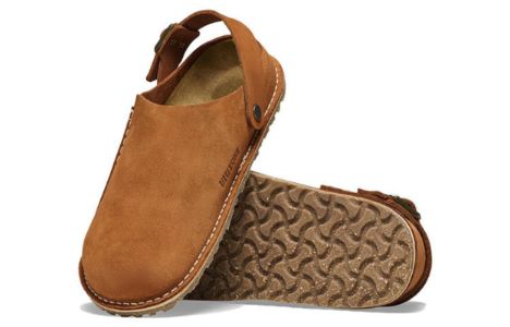 Birkenstock Lutry Premium Suede Suede Leather 'Mink' 1025335 sold by KicksCrew
