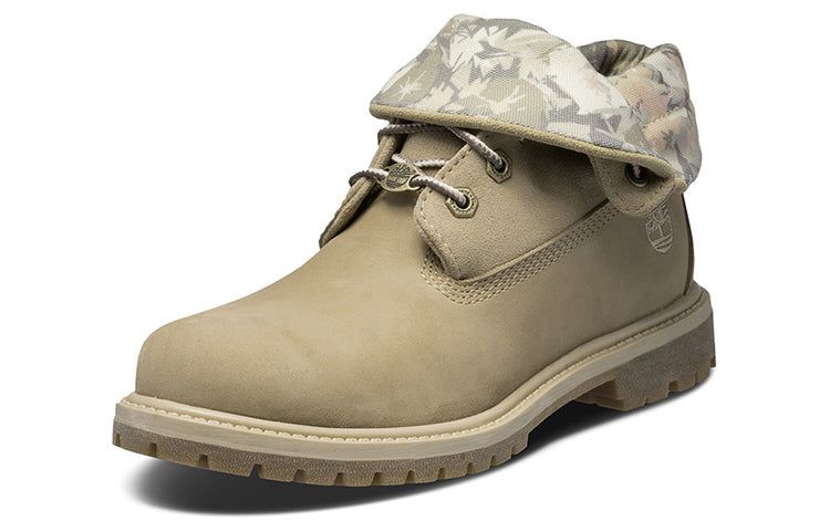 (WMNS) Timberland Roll Top Wide Fit Boots Basic 'Beige White Camouflage' A1URM sold by KicksCrew product image thumbnail 3