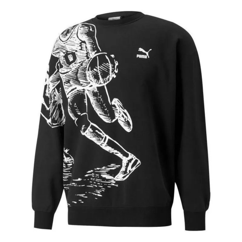Puma X Joshua Vibes Crew Sweatshirt 'Black' 536302-01 sold by KicksCrew