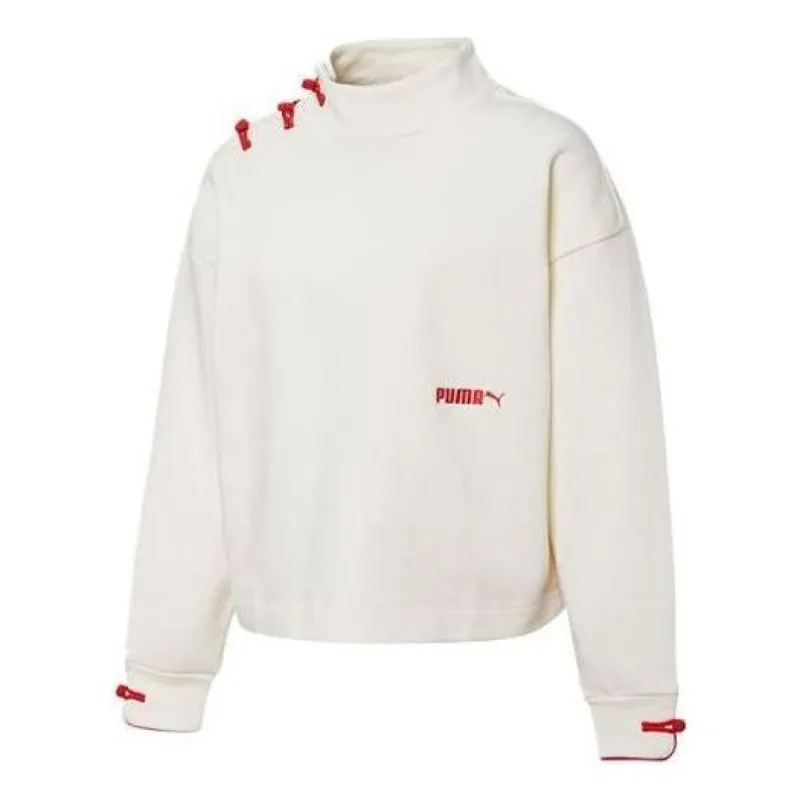 (WMNS) Puma CNY Sweatshirt 'White' 536180-65 sold by KicksCrew