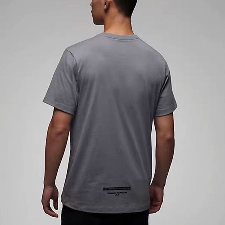 Air Jordan T-Shirt 'Cool Grey' FN3716-065 sold by KicksCrew product image thumbnail 4