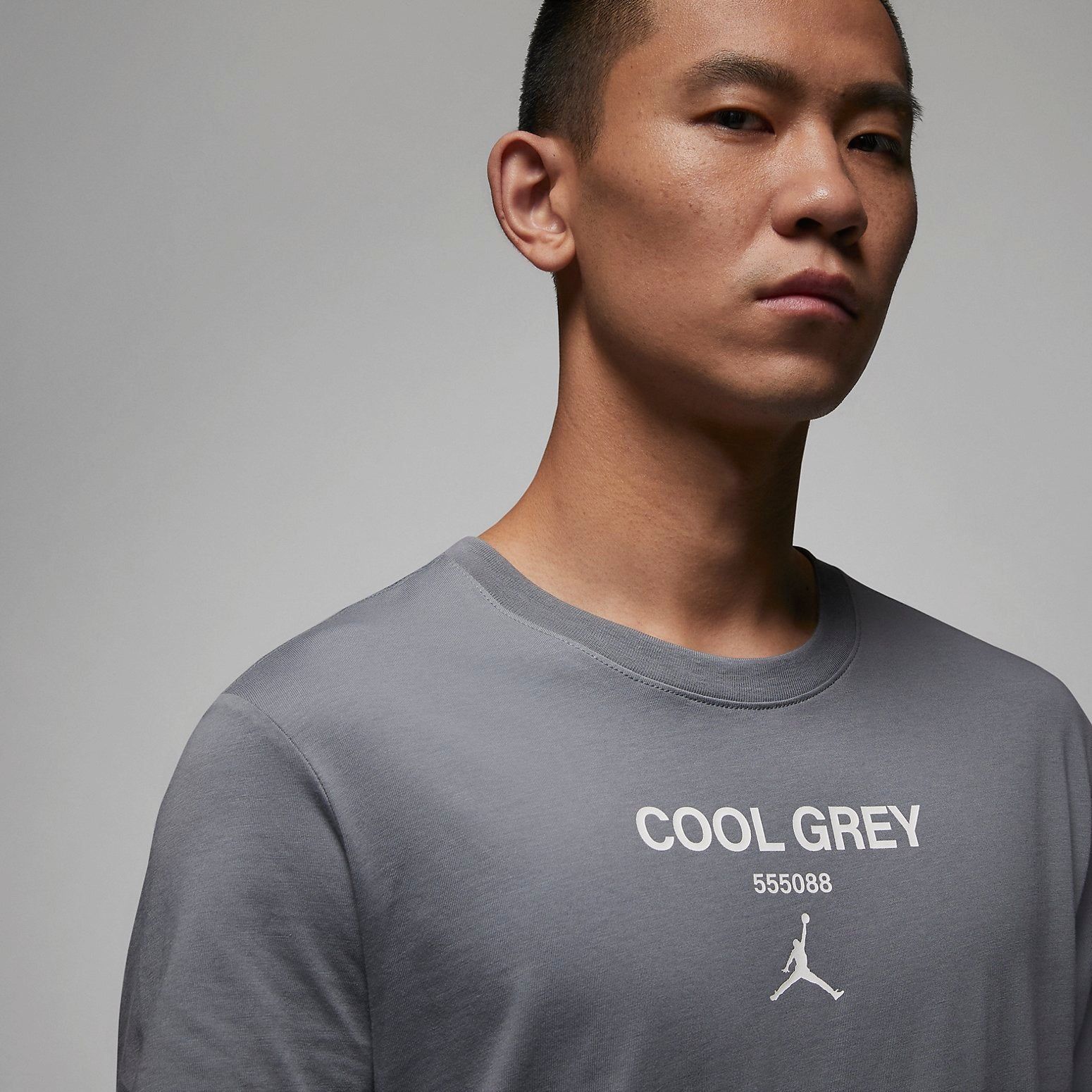 Air Jordan T-Shirt 'Cool Grey' FN3716-065 sold by KicksCrew product image thumbnail 2