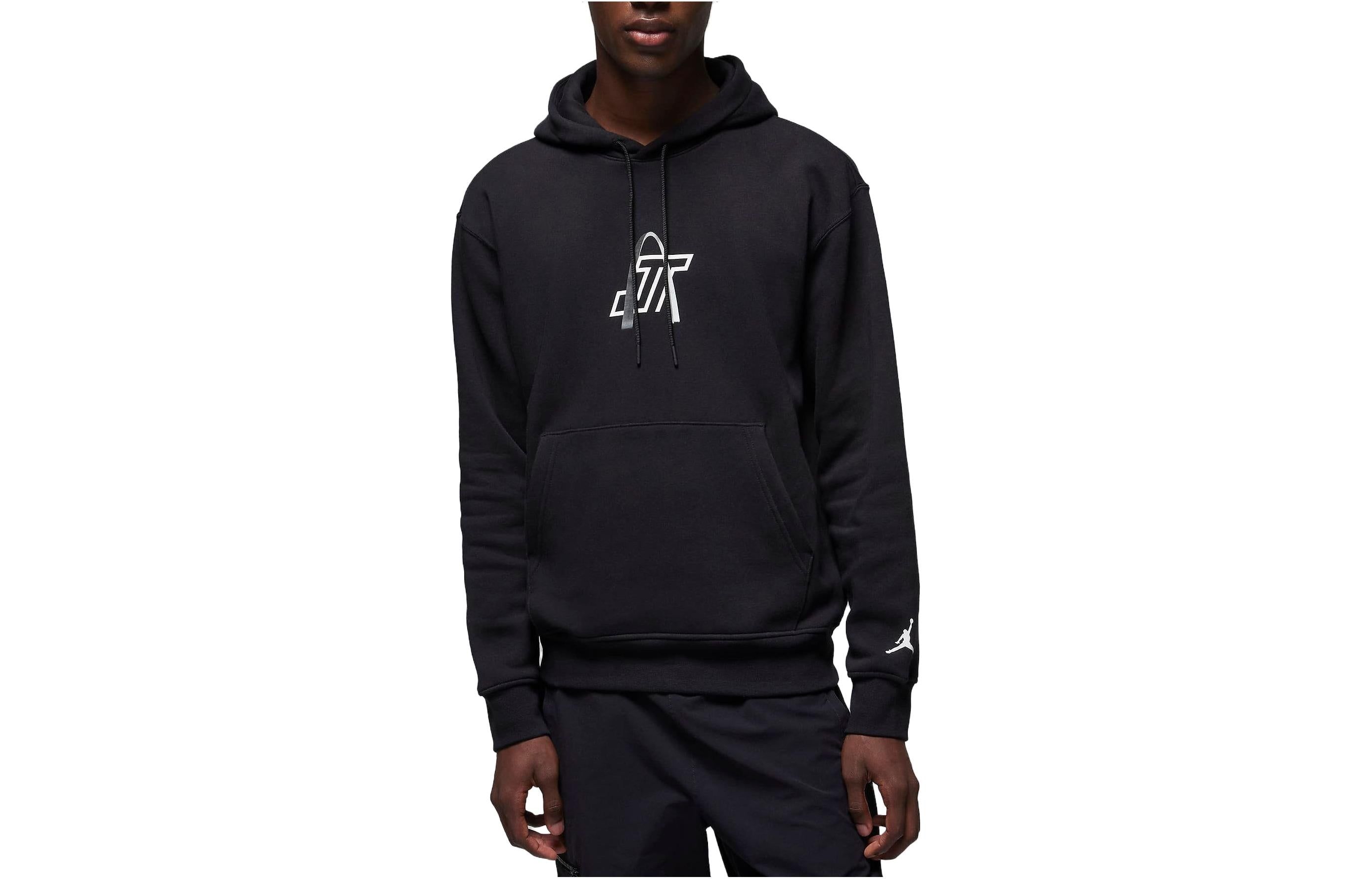 Air Jordan Tatum Fleece Pullover Hoodie 'Black' FZ3103-010 sold by KicksCrew product image thumbnail 2