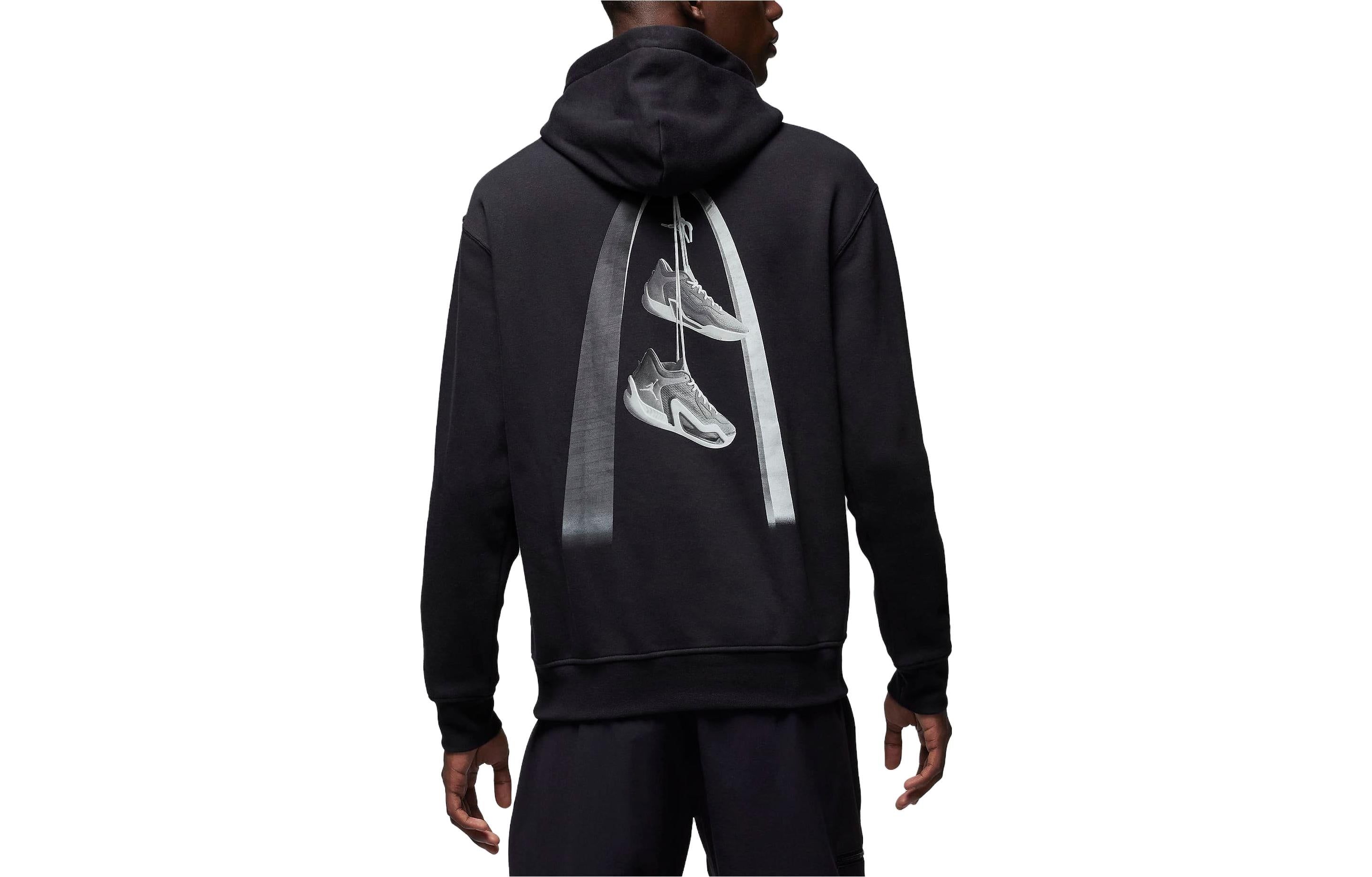 Air Jordan Tatum Fleece Pullover Hoodie 'Black' FZ3103-010 sold by KicksCrew product image thumbnail 3