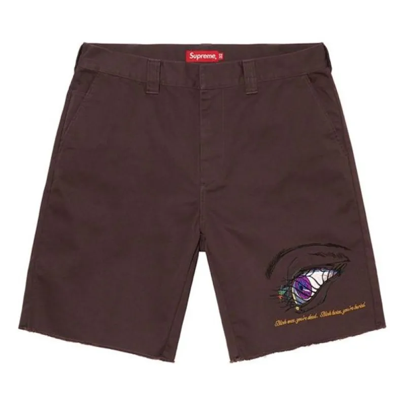 Supreme Aeon Flux Work Shorts 'Brown' SUP-SS22-193 sold by KicksCrew
