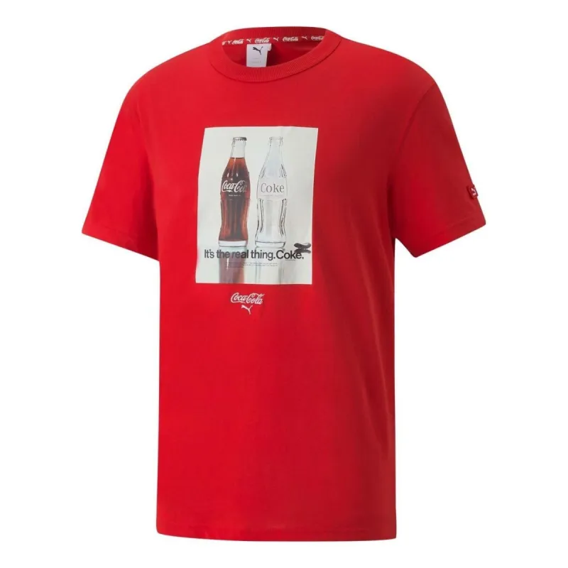 Puma X Coca Cola Relaxed Tee 'Red' 536159-94 sold by KicksCrew