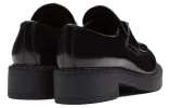 (WMNS) PRADA Leather Loafers 'Black' 1D246M_055_F0002_F_050 sold by KicksCrew