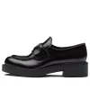(WMNS) PRADA Leather Loafers 'Black' 1D246M_055_F0002_F_050 sold by KicksCrew