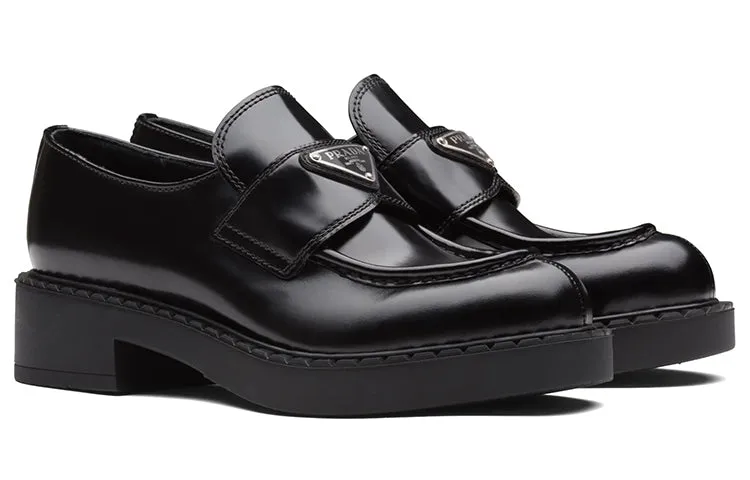 (WMNS) PRADA Leather Loafers 'Black' 1D246M_055_F0002_F_050 sold by KicksCrew product image thumbnail 3