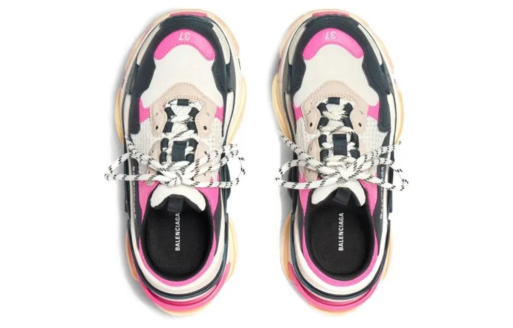 (WMNS) Balenciaga Triple S Mules 'White Pink and Black Double Foam and Mesh' 755686W3SM15671 sold by KicksCrew product image thumbnail 4