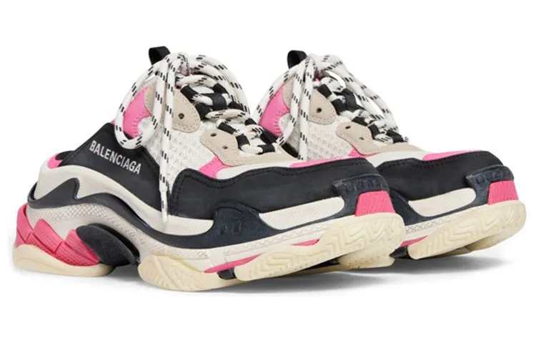 (WMNS) Balenciaga Triple S Mules 'White Pink and Black Double Foam and Mesh' 755686W3SM15671 sold by KicksCrew product image thumbnail 3