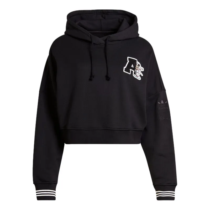 (WMNS) Adidas Originals X Disney Hoodies 'Black' HL9054 sold by KicksCrew