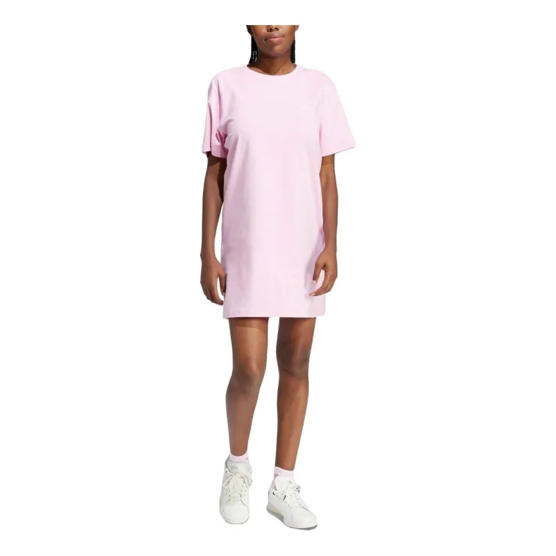 (WMNS) adidas Trefoil Dress Asia Sizing 'True Pink' IN8454 sold by KicksCrew