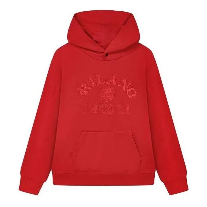 FILA Milano Hoodie 'Red' F11U345202F-RD sold by KicksCrew