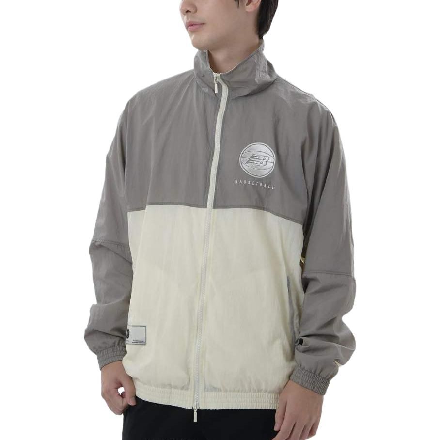 New Balance Basketball Wear Wind Jacket 'Grey' AMJ25121-GR sold by KicksCrew product image thumbnail 2