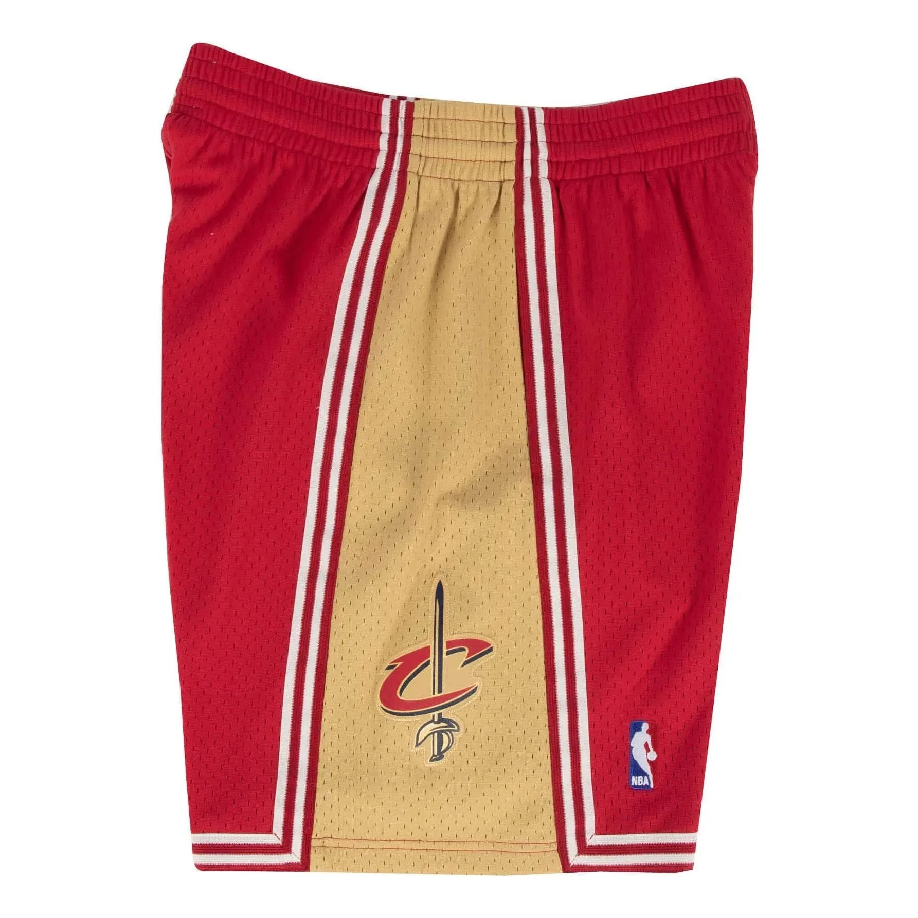 Mitchell & Ness x NBA Cleveland Cavaliers Road 2003-04 Swingman Shorts 'Red Gold' SMSHGS18226-CCADKRD03 sold by KicksCrew product image thumbnail 3