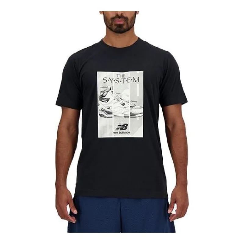 New Balance Sport Essentials Poster T-shirt 'Black' MT41595-BK sold by KicksCrew